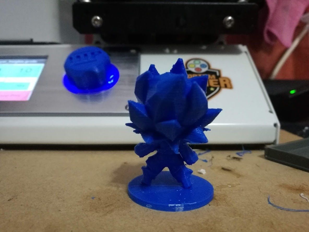 Goku SSJ chibi 3D print model_8