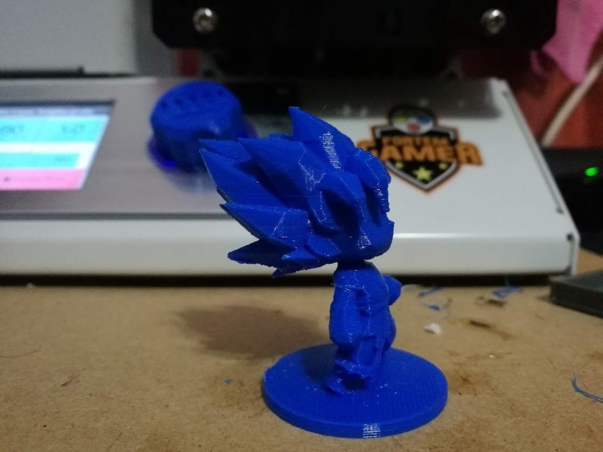 Goku SSJ chibi 3D print model_7