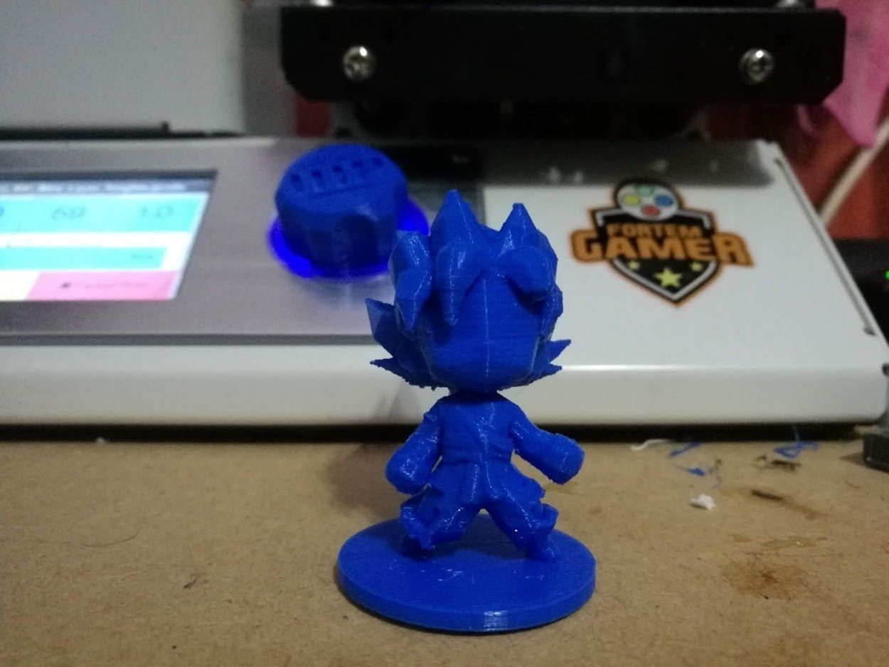 Goku SSJ chibi 3D print model_6
