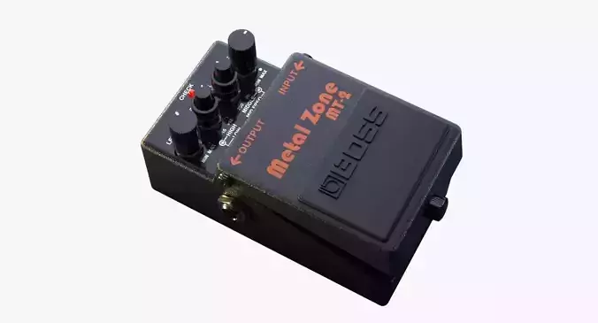 Guitar pedal Boss Metal Zone MT-2 3D model