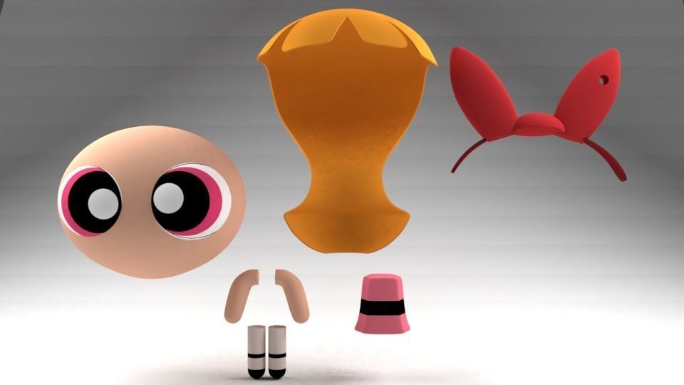 blossom keychain model for 3d print 3D print model_5