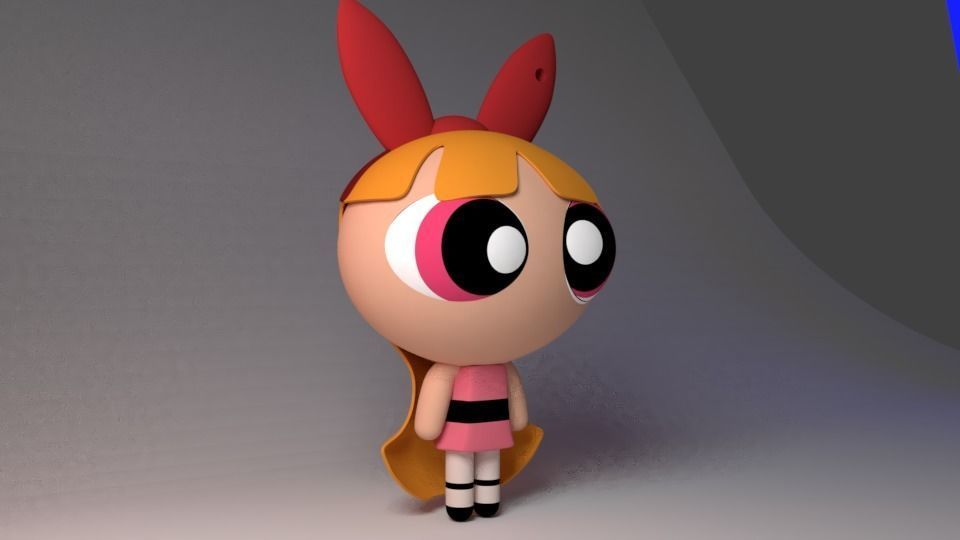 blossom keychain model for 3d print 3D print model_3