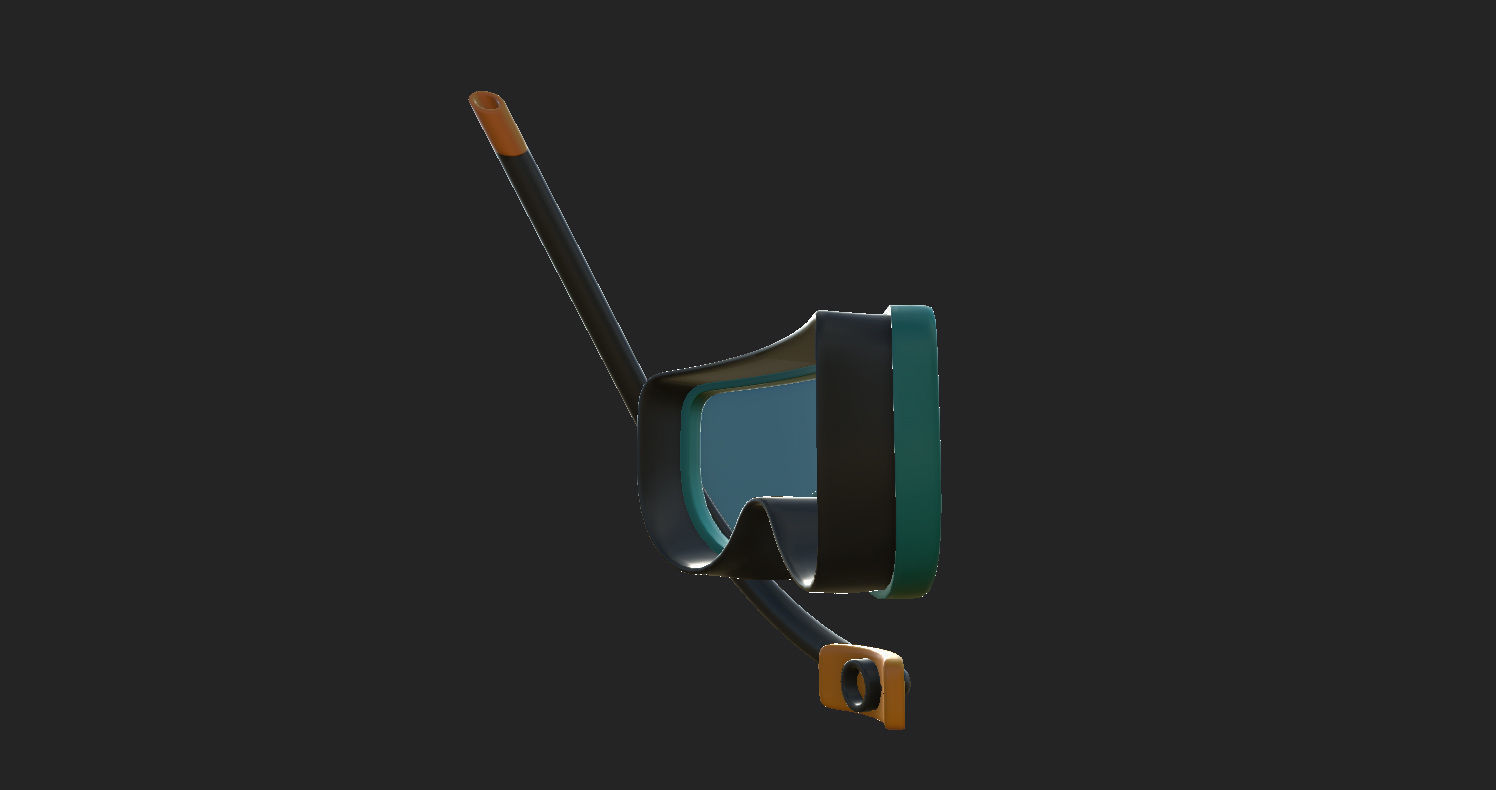 Diving Mask  3D model_18