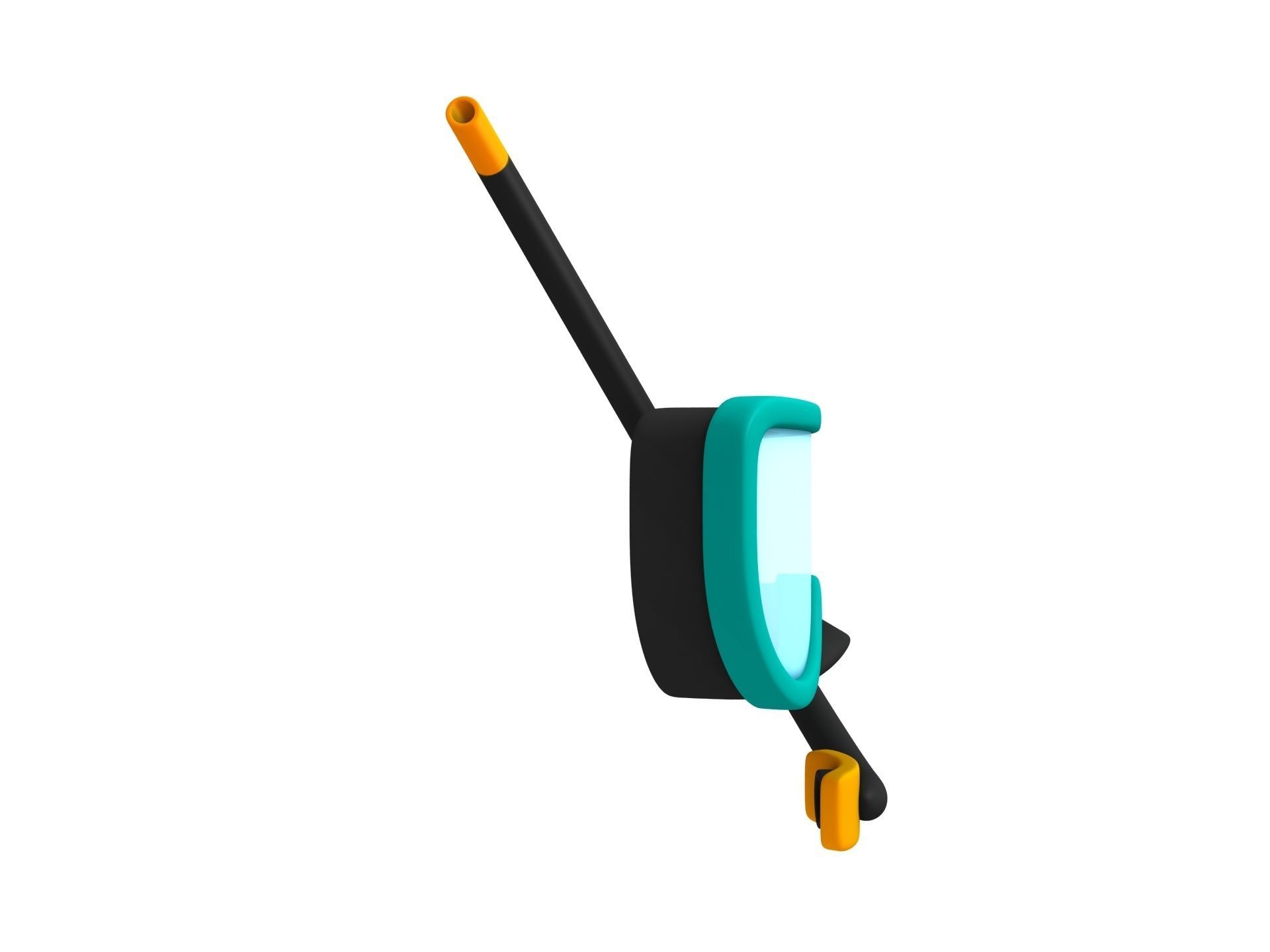 Diving Mask  3D model_2