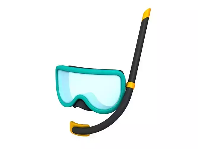 Diving Mask  3D model