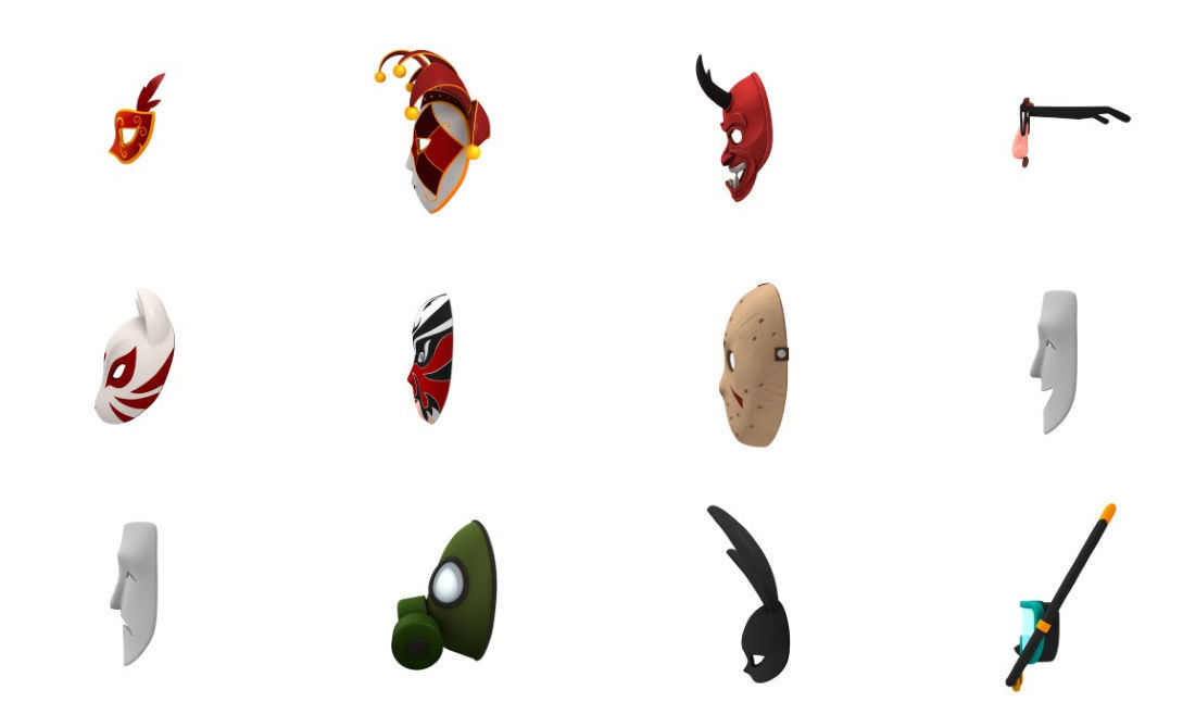 Mask Pack  3D model_16
