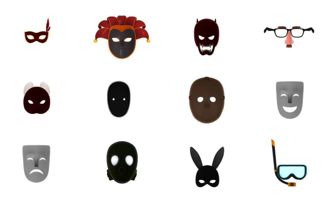 Mask Pack  3D model_15