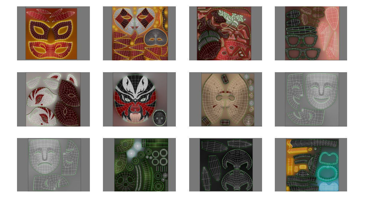 Mask Pack  3D model_22