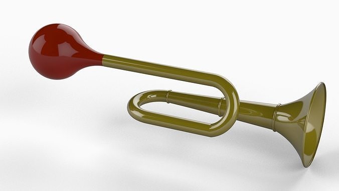 Airhorn 3d model trumpet Free 3D model