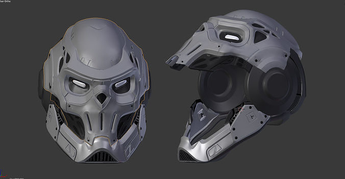 spider man taskmaster helmet 3D print model