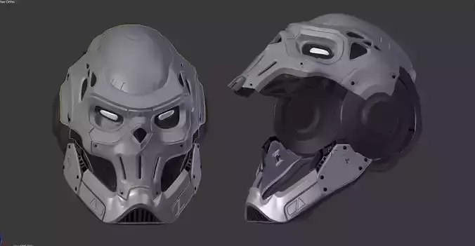 spider man taskmaster helmet 3D print model
