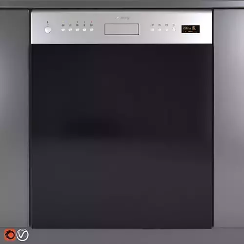 Dishwasher Smeg PLA6442X2 3D model