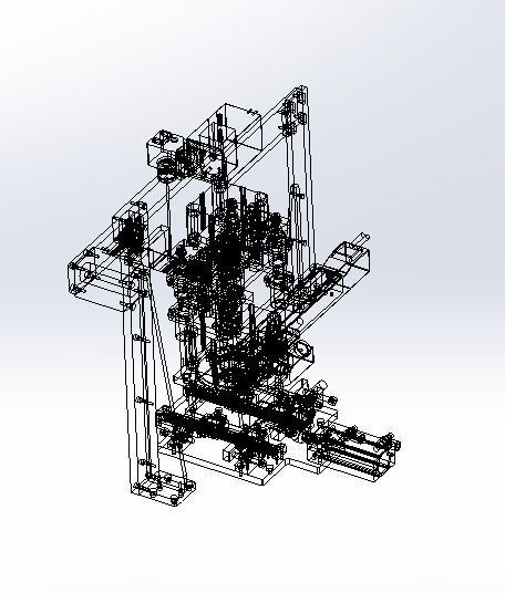 Ccd stamping mechanism Low-poly 3D model_9