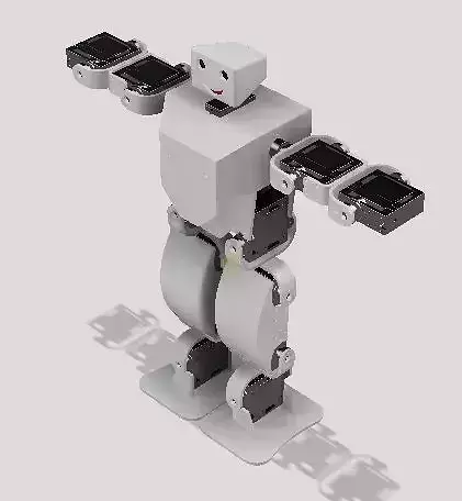 MINI HUMANOID ROBOT 3D model