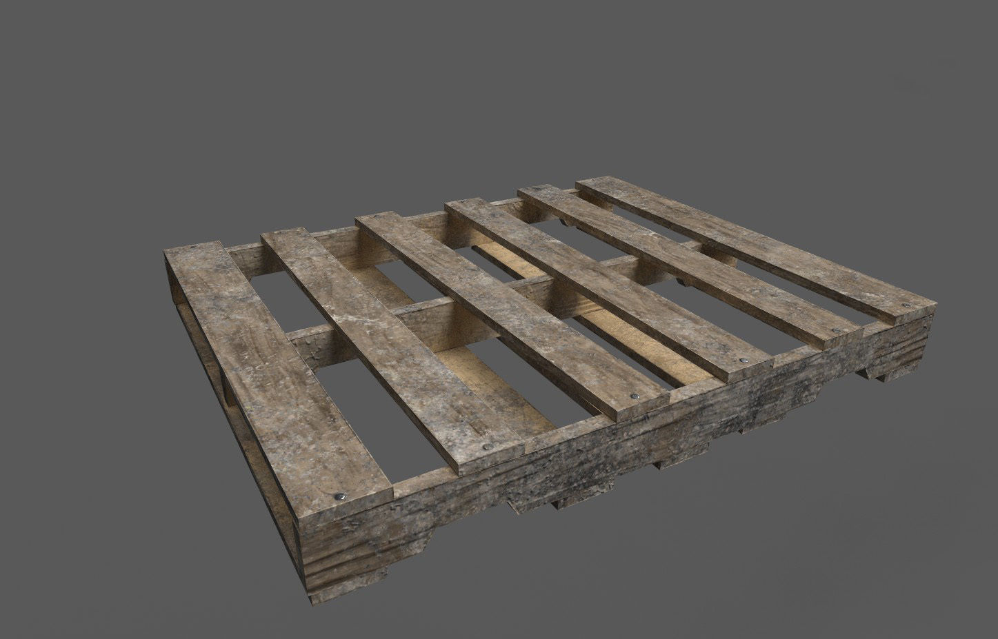 Military Crate 01 Low-poly 3D model_2