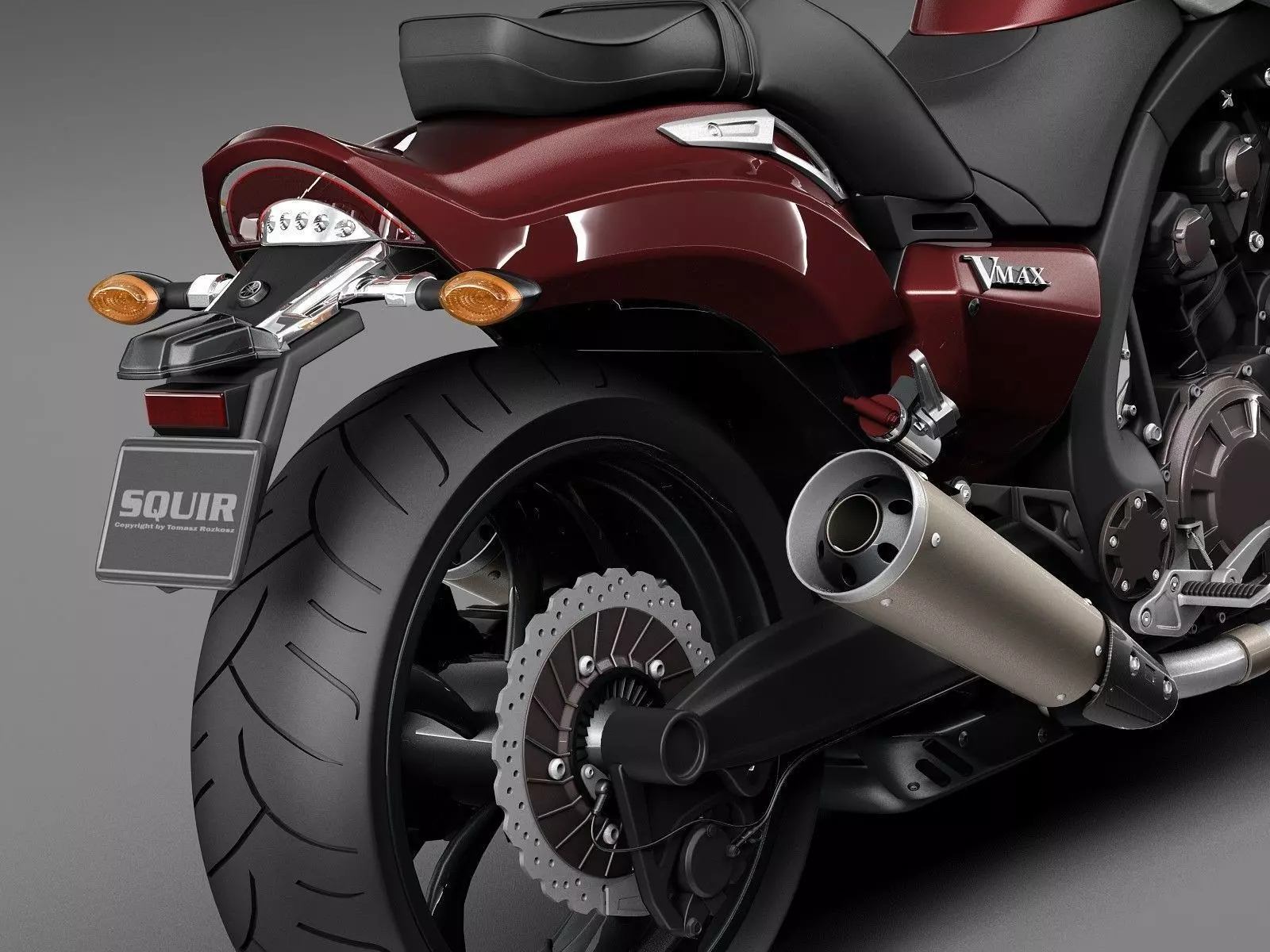 Yamaha VMax 2015 3D model