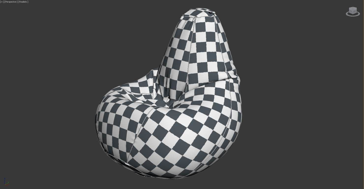 Armchair pear 3D model_7