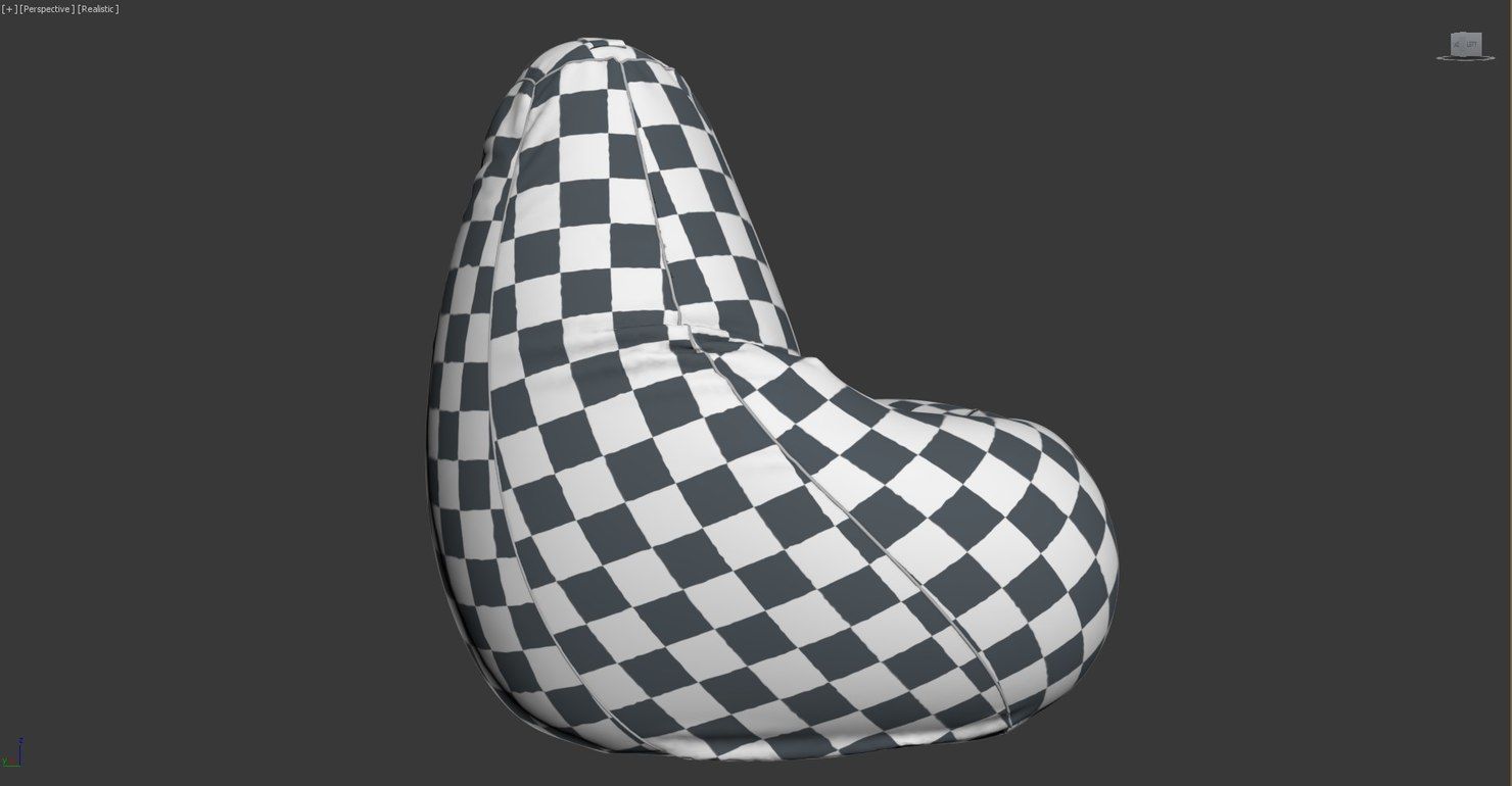 Armchair pear 3D model_8