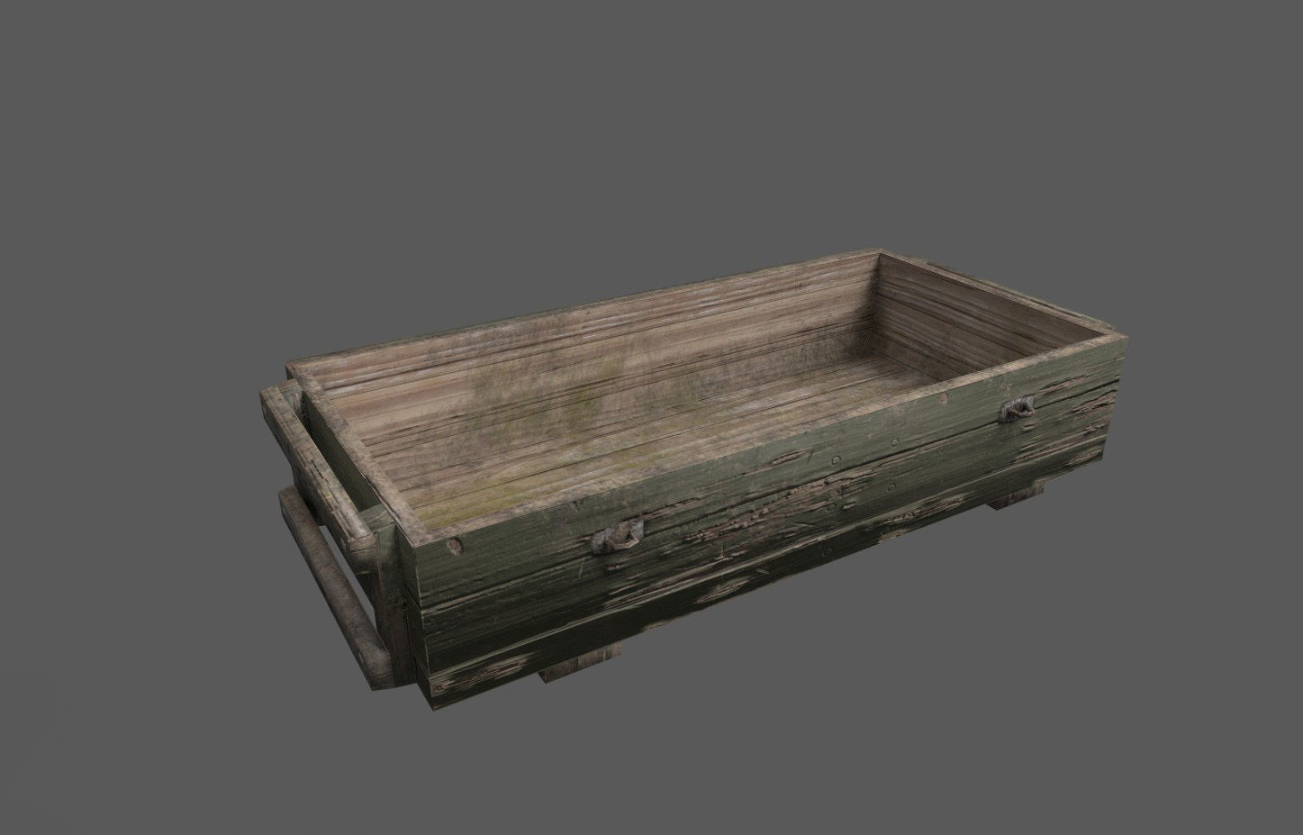 Military Crate 02 Low-poly 3D model_2