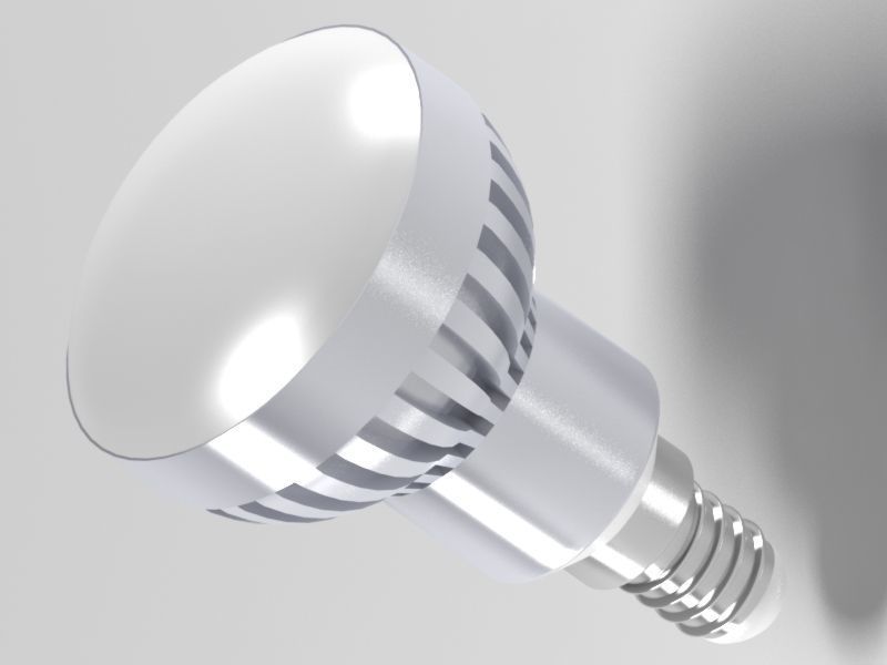 led light bulb 3D model_3