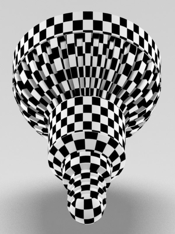 led light bulb 3D model_7