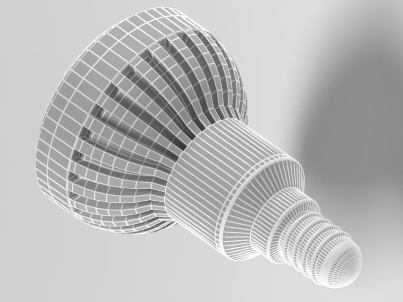 led light bulb 3D model_14