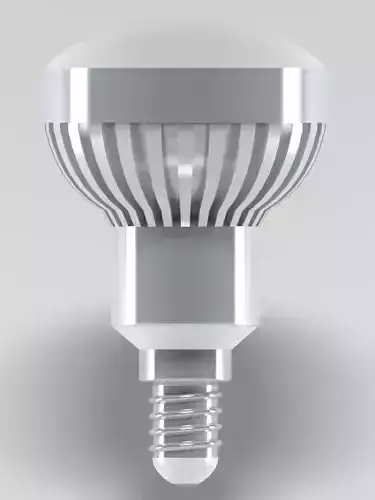 led light bulb 3D model