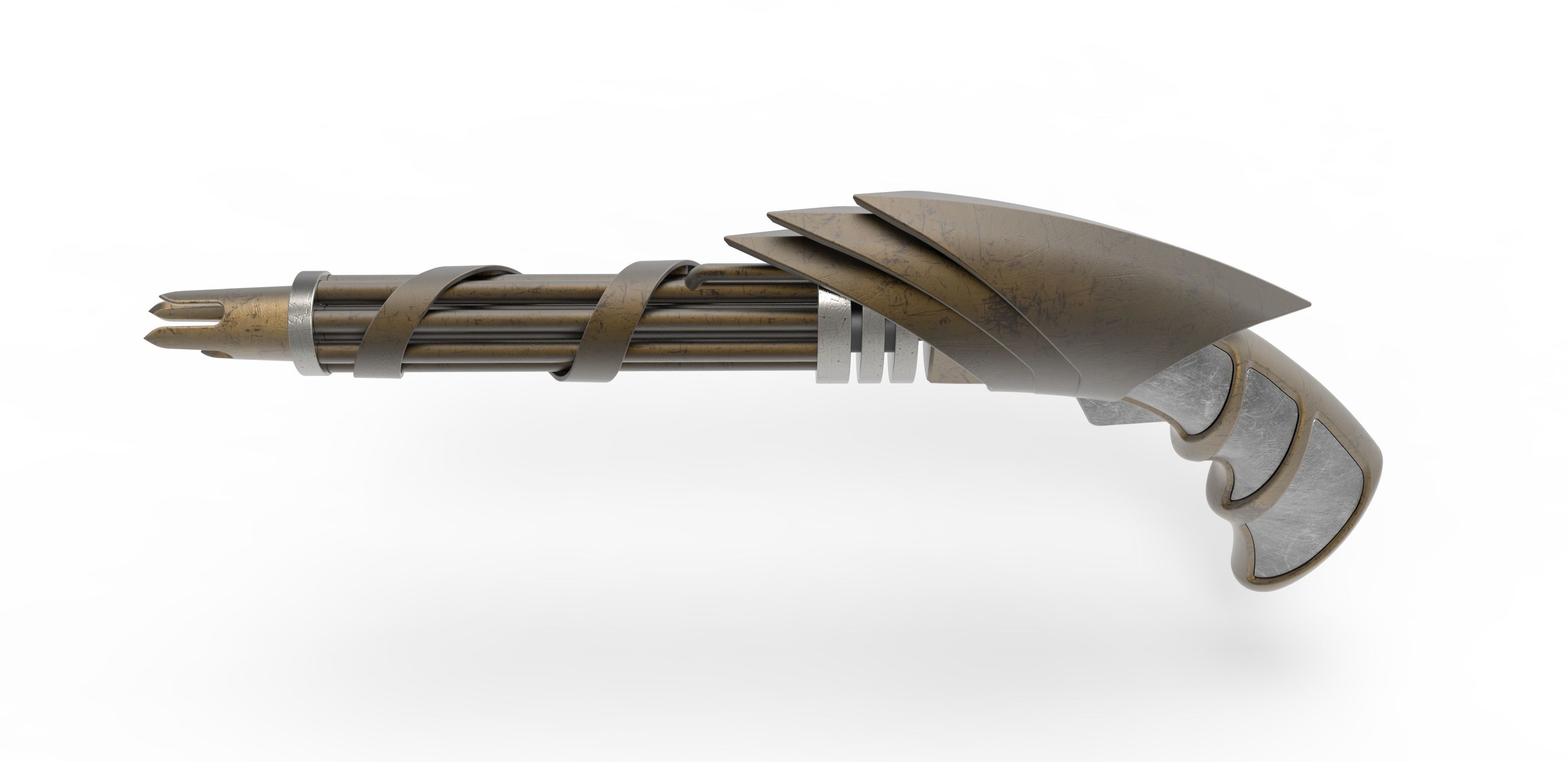 Romulan Phaser Pistol from the movie Star Trek 2009 3D print model_6