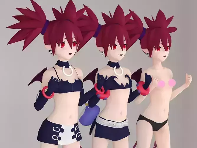 Etna anime girl pose 01