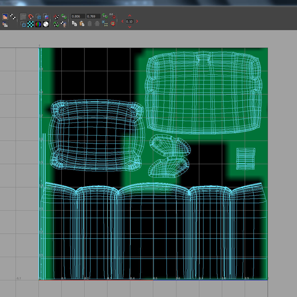 dumpster bin  3D model_6