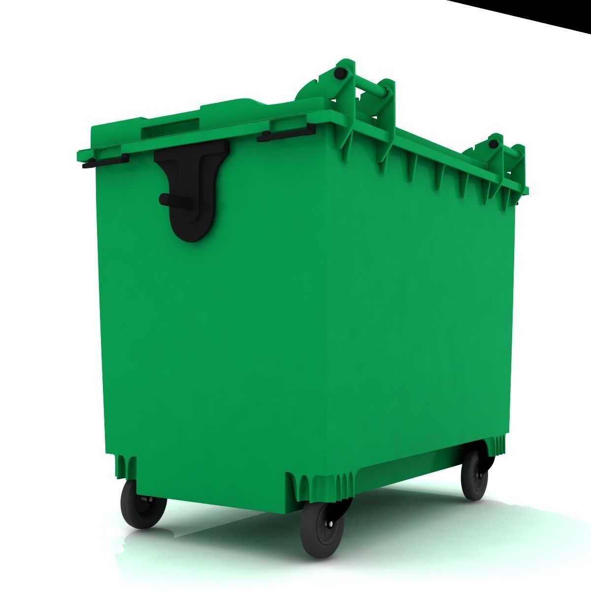 dumpster bin  3D model_3