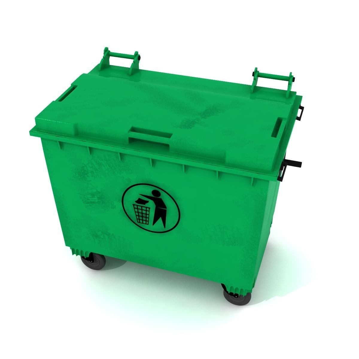 dumpster bin  3D model_1
