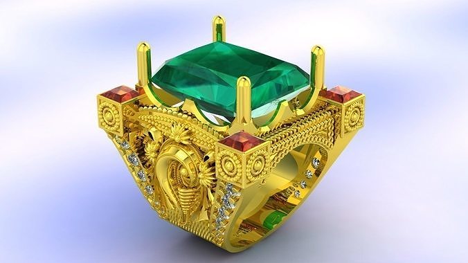  BALAJI RING  3D print model