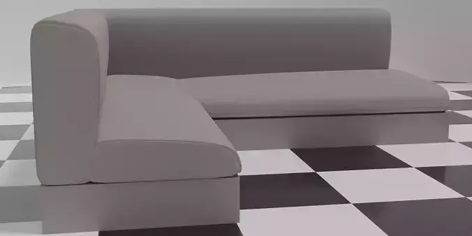 3D model of a Couch