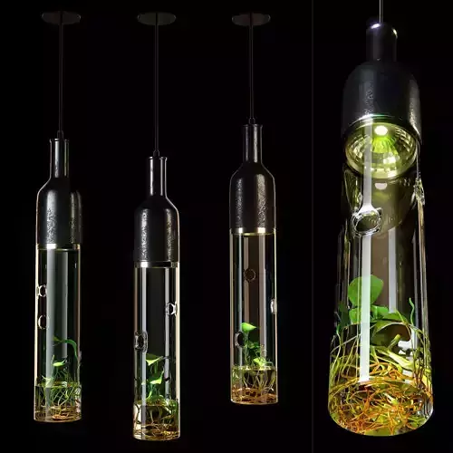 Scandinavian glass chandelier