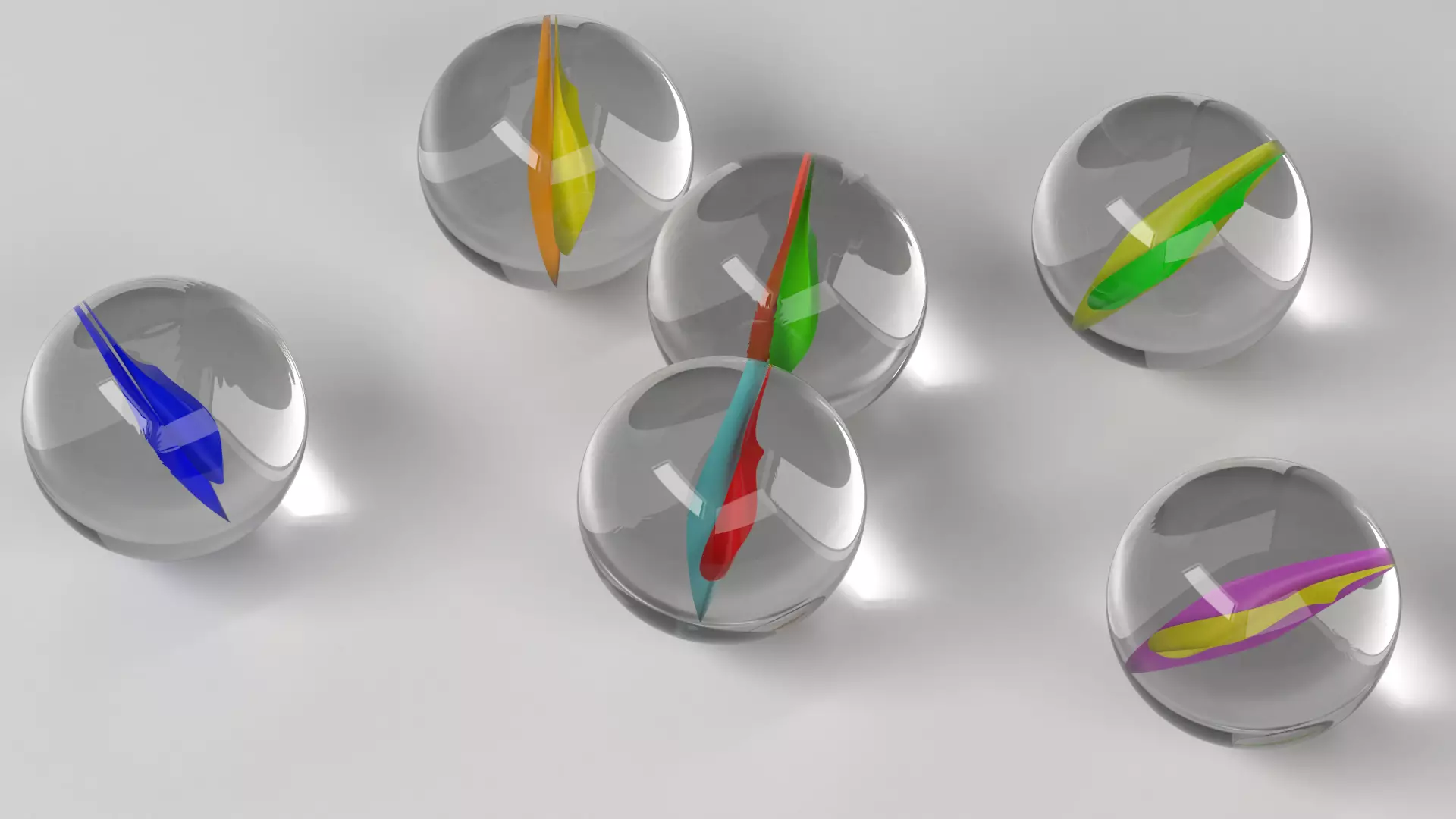 Marbles egg 3D model_0