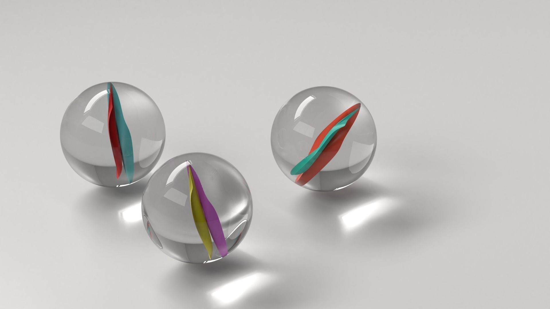 Marbles egg 3D model_1
