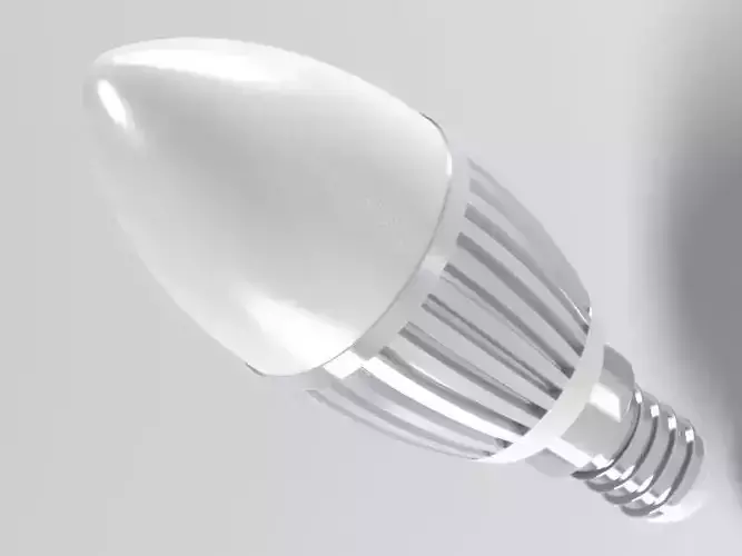 led light bulb 3D model