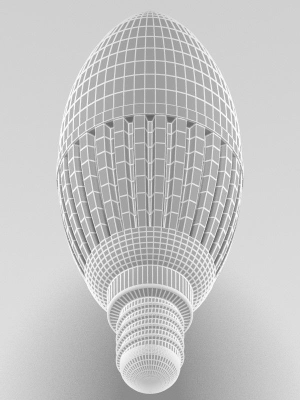 led light bulb 3D model_9