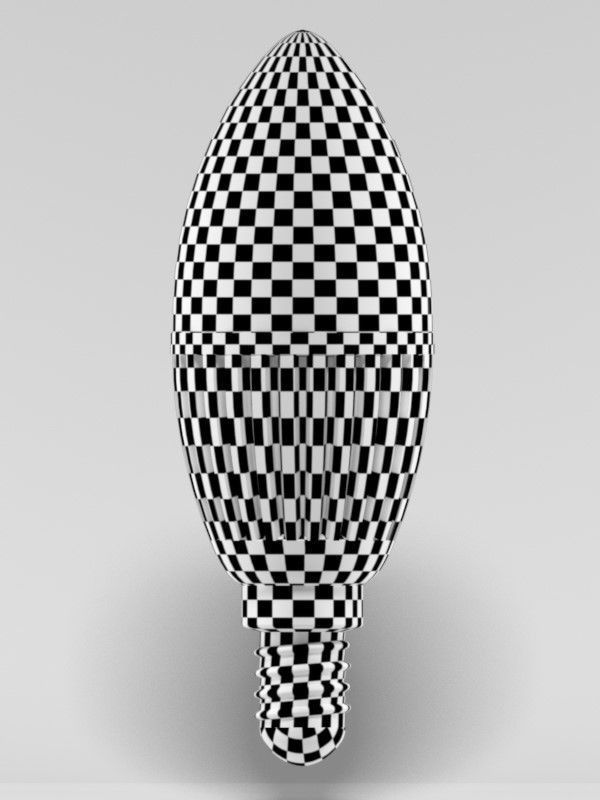 led light bulb 3D model_10