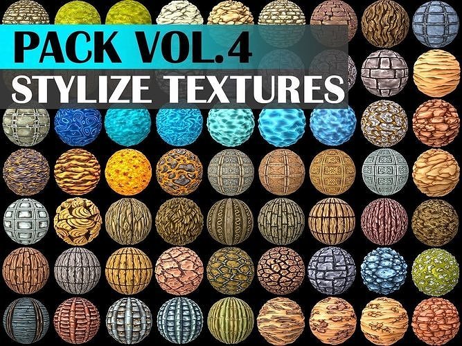 Stylized Texture Pack - VOL 4 Texture