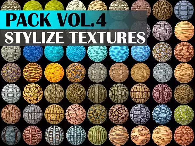Stylized Texture Pack - VOL 4