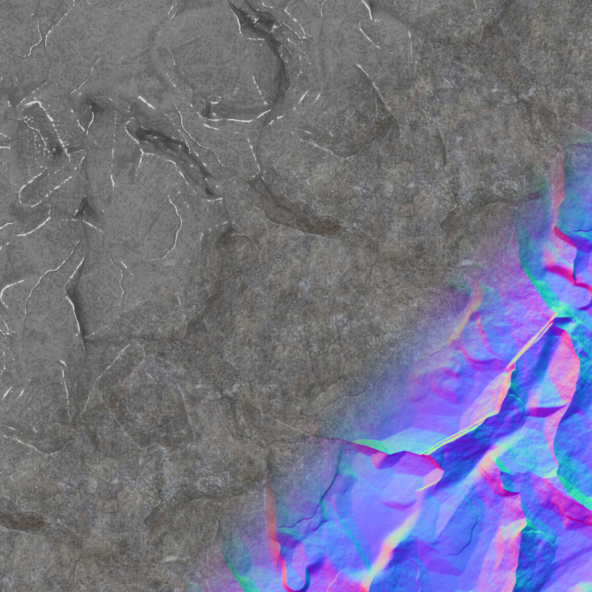 Rocks rock texture Free low-poly 3D model_6