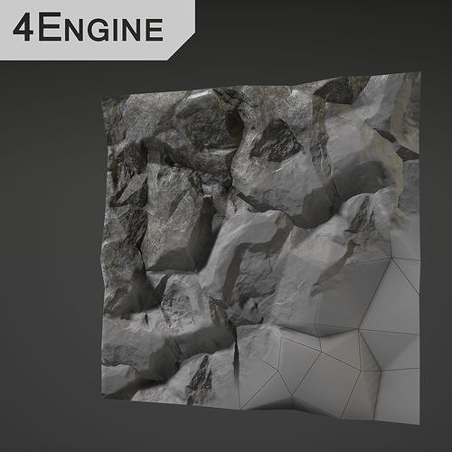 Rocks rock texture Free low-poly 3D model