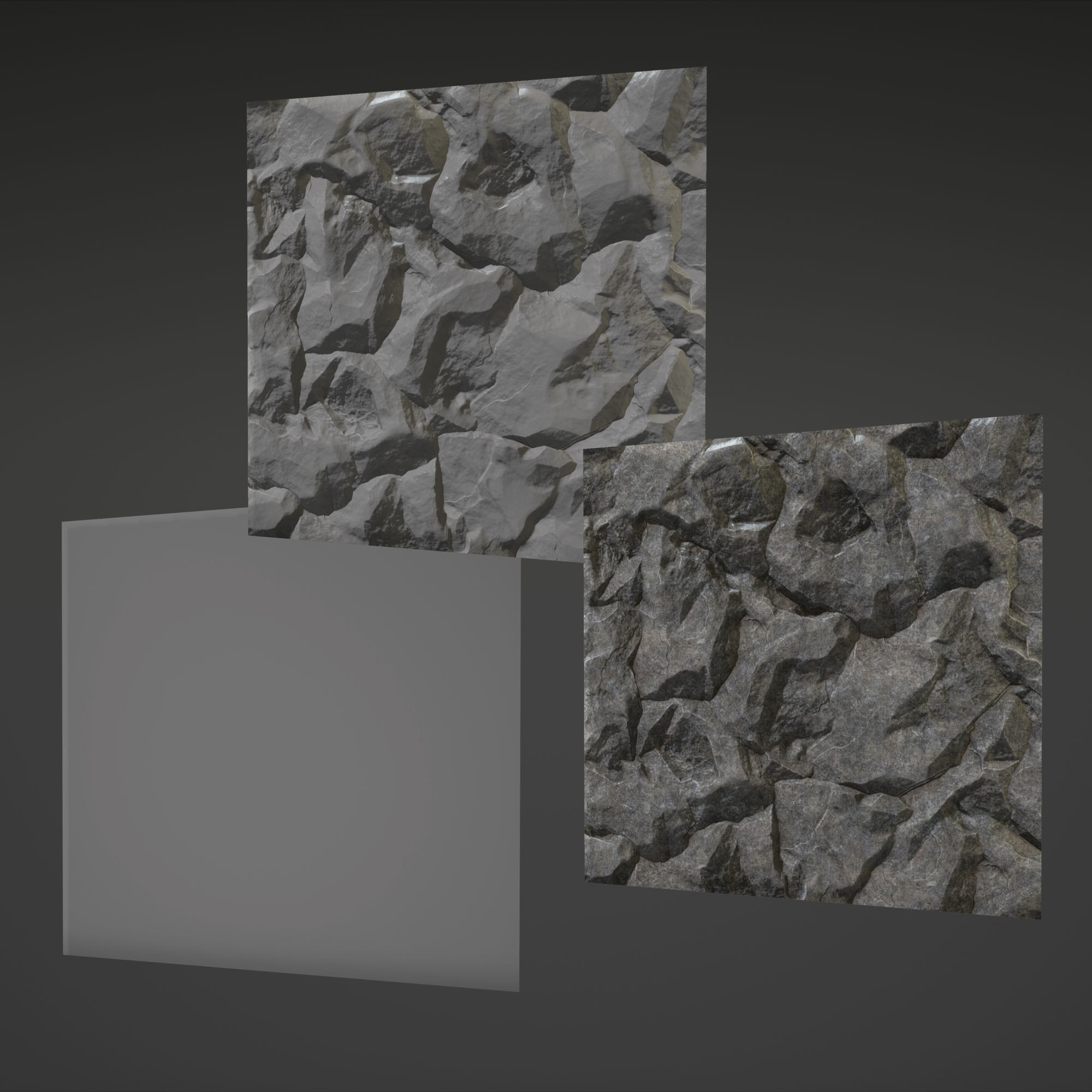 Rocks rock texture Free low-poly 3D model_5