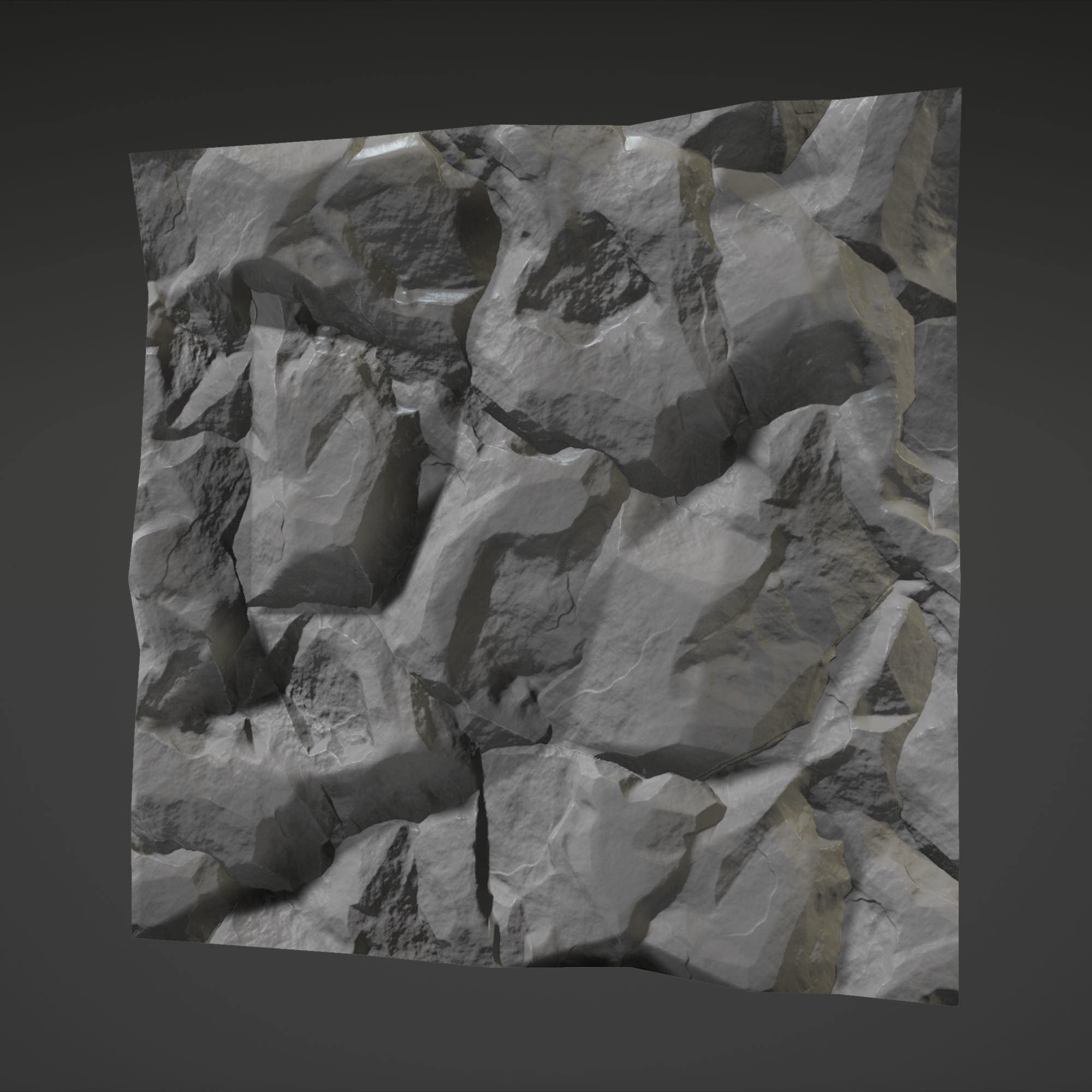 Rocks rock texture Free low-poly 3D model_2