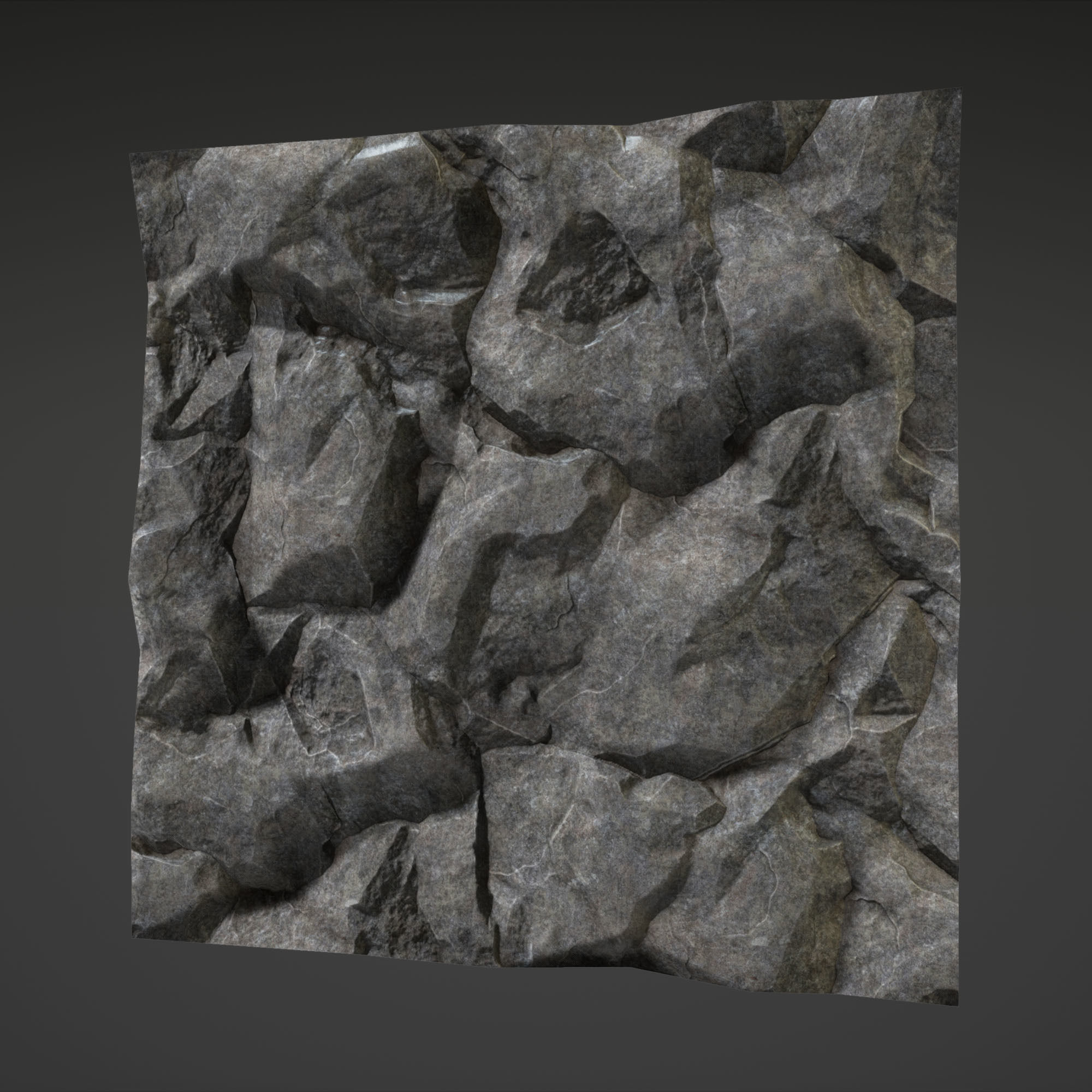 Rocks rock texture Free low-poly 3D model_3