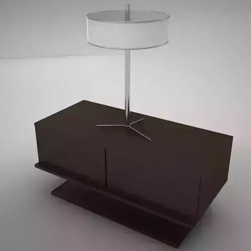 lamp table 3D model