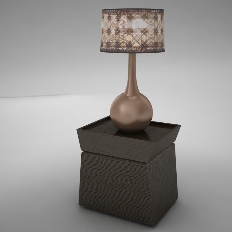 lamp table 001 3D model_3