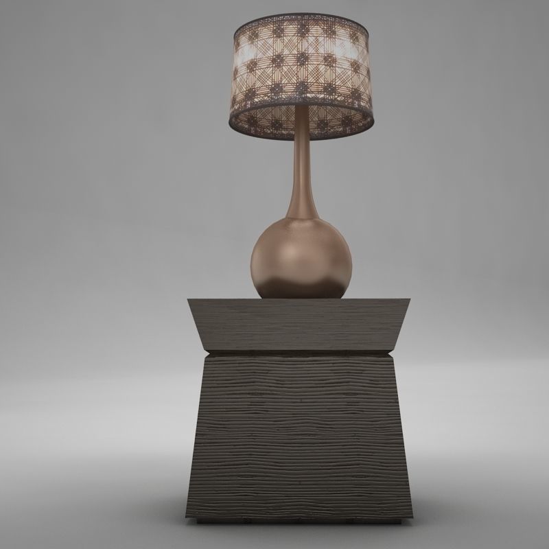 lamp table 001 3D model_5